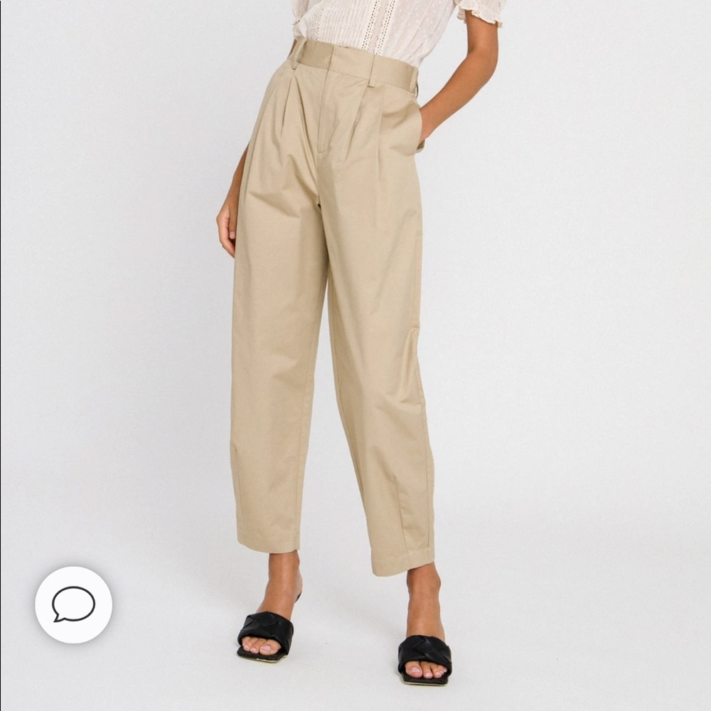 GREY LAB Pleated Slouchy Pants